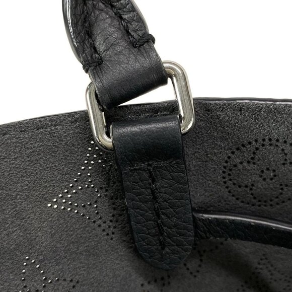 Auth LOUIS VUITTON Beratoth M59200 Noir Mahina - RFID : confirmed Tote Bag - Picture 10 of 16